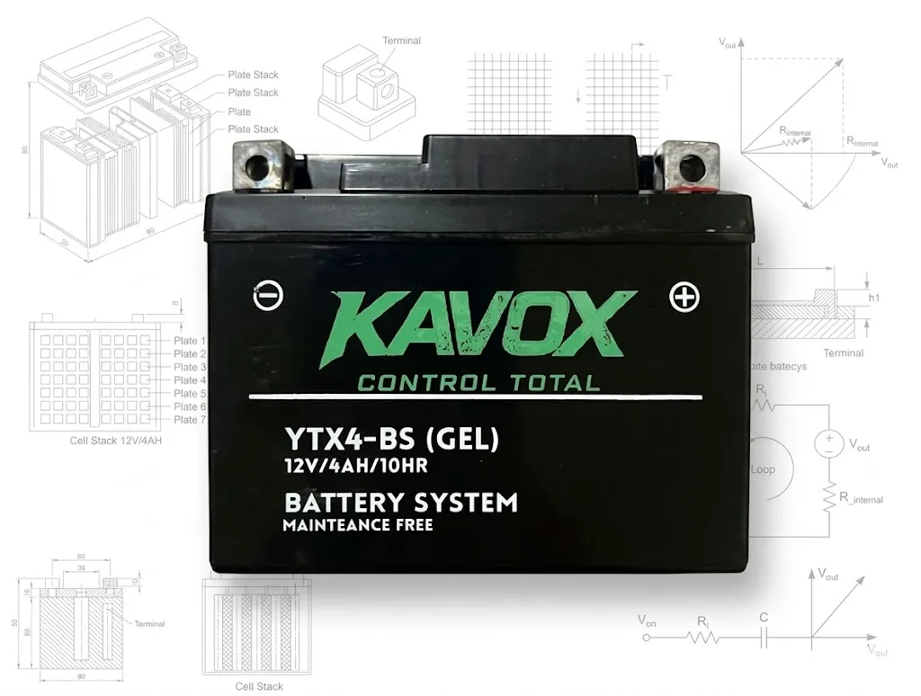 Batería CRYPTON FI - ECO DELUXE - BOXER 125CT - PLATINO 110/125 - SPLENDOR NXG