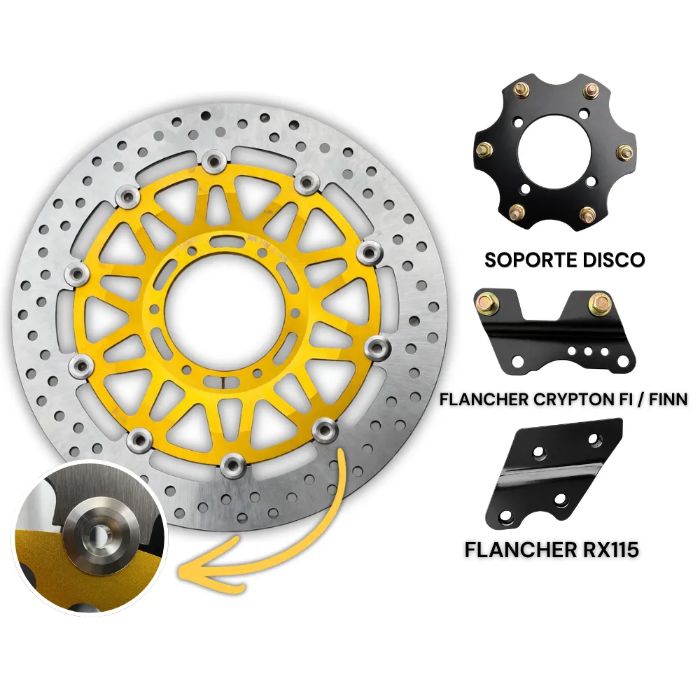 Disco Flotante Tipo CBR1000 para RX115 - CRYPTON 115 / FI / FINN